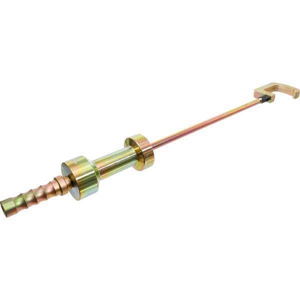 Gleithammer aus Metall mit Haken für Karosseriearbeiten und zum Ausbeulen.