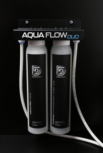 Wasserfilter Aqua Duo Wasserfilter, Kompaktes Filtersystem mit Ultrafiltration und Aktivkohleblock mit Silberionen.