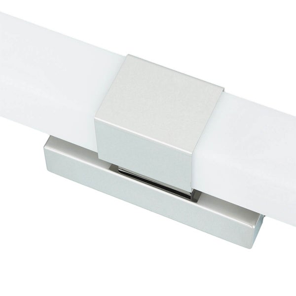 Moderne LED Wandleuchte mit mattem Metallgehäuse und länglichem Leuchtmittelaufsatz