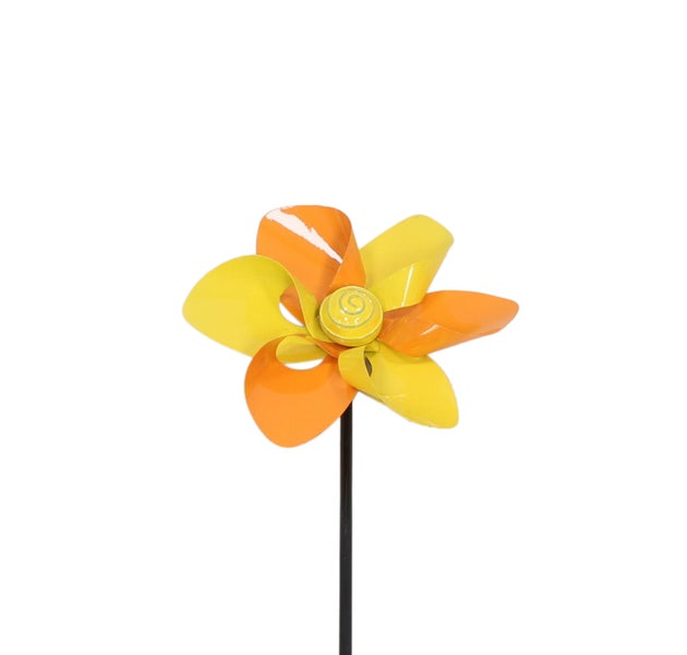 FRANK FLECHTWAREN|Windrad Sommerfreude, 23 x 7 x 113 cm, METALL