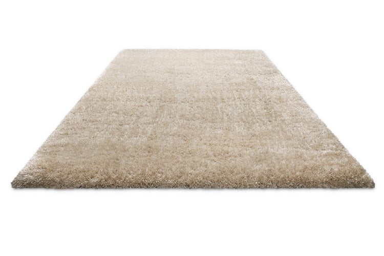 Teppich Beige Hochflor sehr kuschelig & flauschig Parma Homie Living 200x200 cm