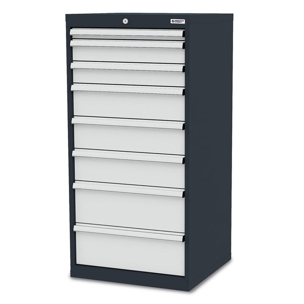 WS24 Schubladenschrank Schubladen: 1 x 50 2 x 100 3 x 150 2 x 200 B x T x H 600 x 575 x 1220 mm - WS24-100210
