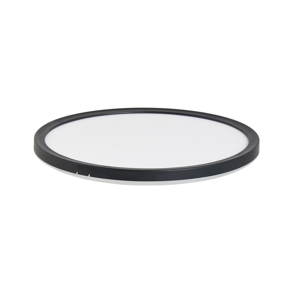 Runde LED Deckenleuchte mit flachem Design und Rand für moderne Innenbeleuchtung