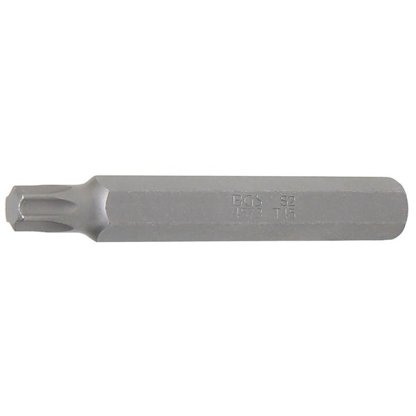 BGS Bit Länge 75 mm Antrieb Außensechskant 10 mm (3/8) T-Profil (für Torx) T45 - 4573