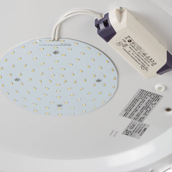 Arcchio LED Deckenleuchte Telie (Modern) in Weiß aus Glas, - Lampe Deckenlampe Wohnzimmerleuchte