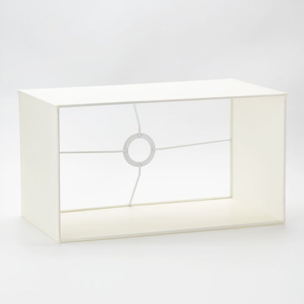 Rechteckiger Lampenschirm 40 x 22 x 23 cm creme