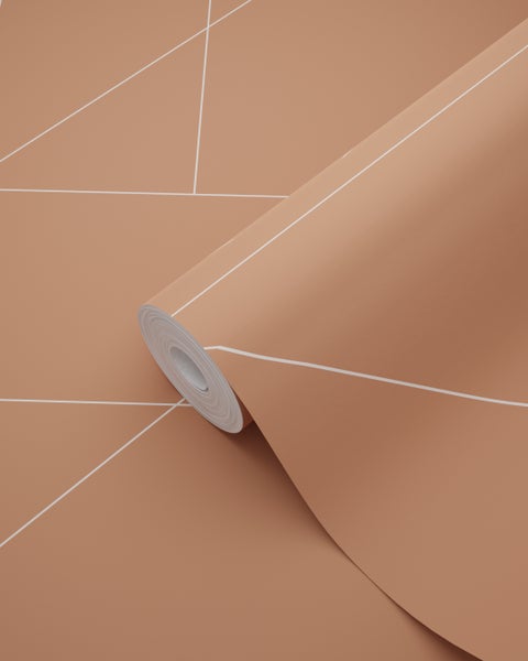 Tapetenrolle mit geometrischem Muster