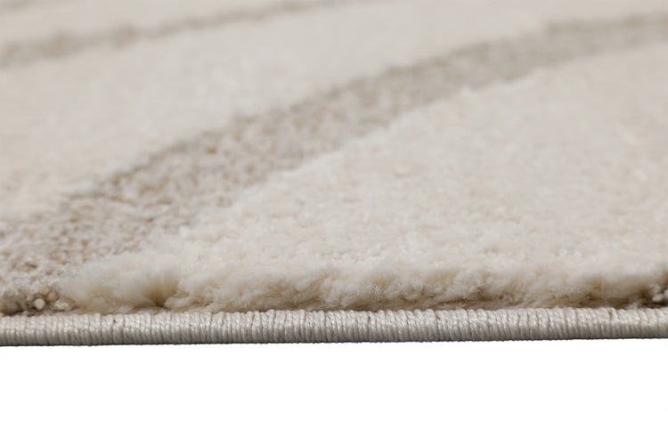 Kurzflor Teppich Creme Beige Björn WECONhome 200x290 cm