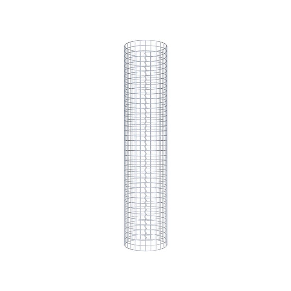 Gabionensäule Durchmesser 42 cm MW 5 x 5 cm rund - Höhe: 200 cm