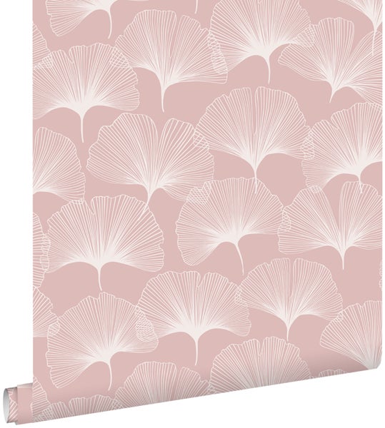 Tapetenrolle mit Ginkgo-Blattmuster