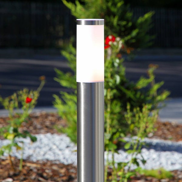 Lindby Kristof (spritzwassergeschützt (Modern) in Alu aus Edelstahl (1 flammig, E27)