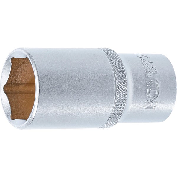 BGS Steckschlüssel-Einsatz Sechskant tief Antrieb Innenvierkant 12,5 mm (1/2) SW 28 mm - 10568