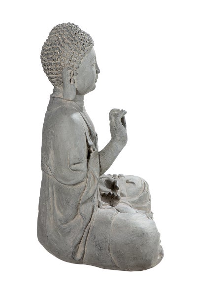 Figur GILDE Figuren Höhe 60,5cm Breite 52cm grau Fiberglas