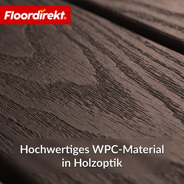 Terrassendielen aus hochwertigem WPC-Material in Holzoptik