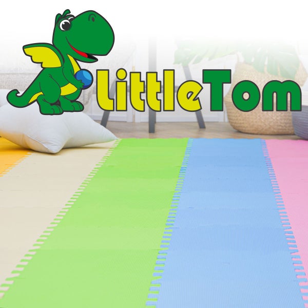 LittleTom Puzzlematte für Kinder aus Schaumstoff als Spielunterlage für das Kinderzimmer.