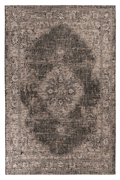 Kurzflor Teppich Percival Grau Orientalisch 200 x 290 cm