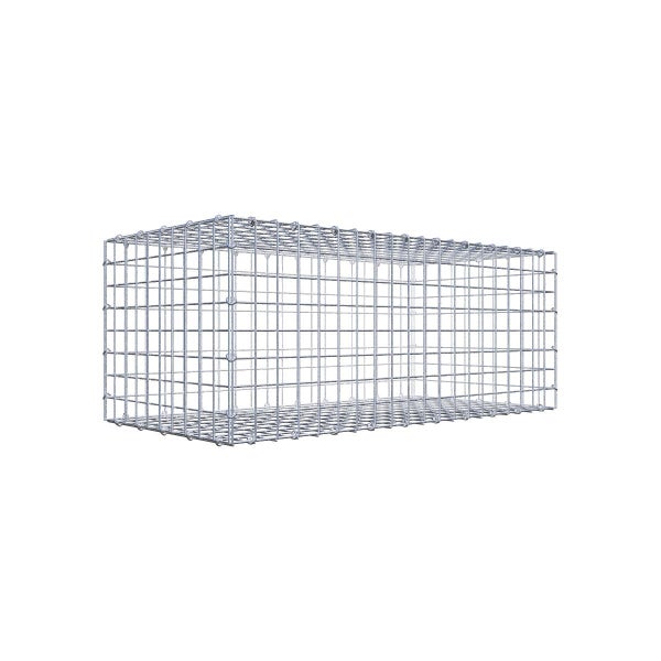 Gabione 100 cm x 40 cm x 50 cm (L x H x T), Maschenweite 5 cm x 5 cm, C-Ring