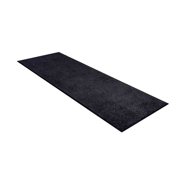 Rechteckige Fußmatte aus textilem Material