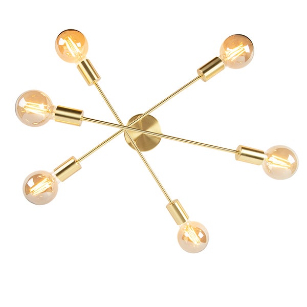 Deckenleuchte mit sechs Leuchtmitteln