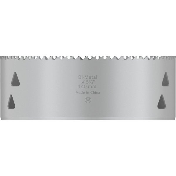 Bimetall Lochsäge, Durchmesser 140 Millimeter