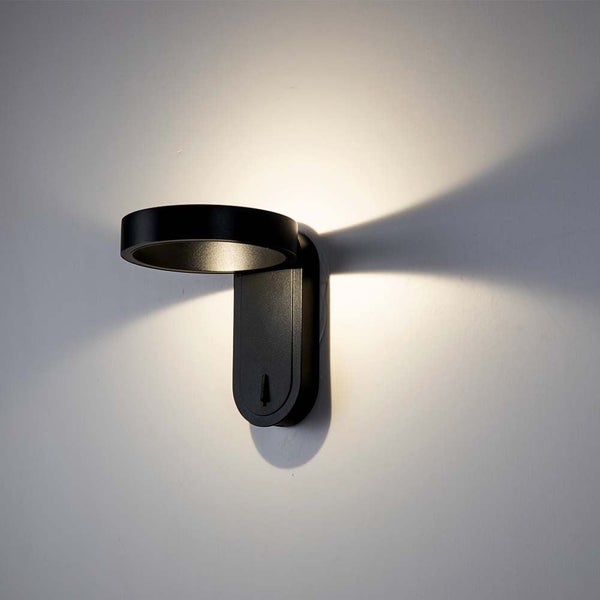 V-TAC VT-1180-B - LED-Wandleuchten - Drehbare Leuchten - IP20 - Schwarzes Gehäuse - 5 Watt - 600
