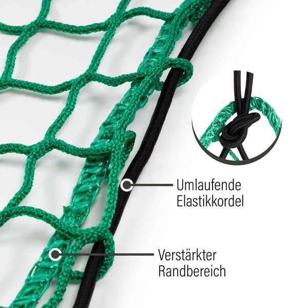 FLOORDIREKT Anhängerschutznetz - Befestigungsnetz zur Ladungssicherung - 5 x 7 m