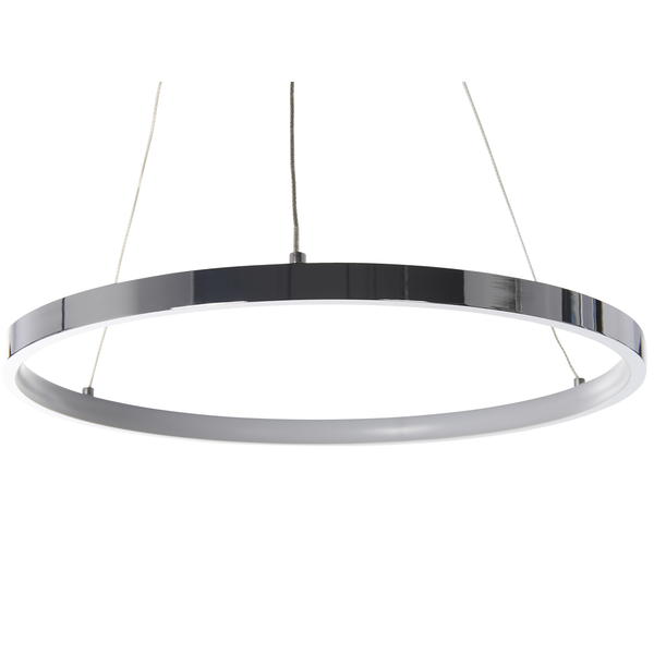 LED Hängeleuchte JORDAN Metall Silber