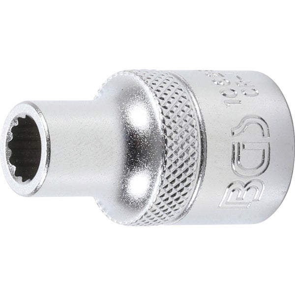 BGS Steckschlüssel-Einsatz Zwölfkant Antrieb Innenvierkant 12,5 mm (1/2) SW 8 mm - 10628