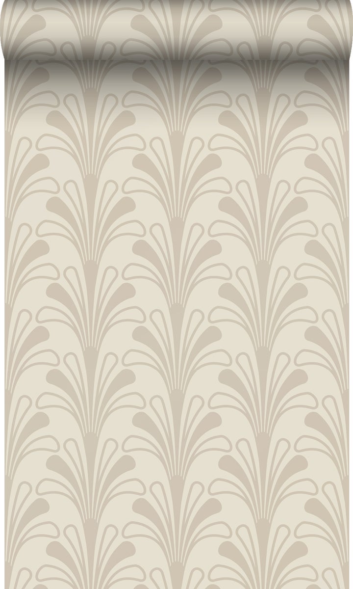 Origin Wallcoverings Tapete Art Decó Muster Sandbeige - 50 x 900 cm - 347967