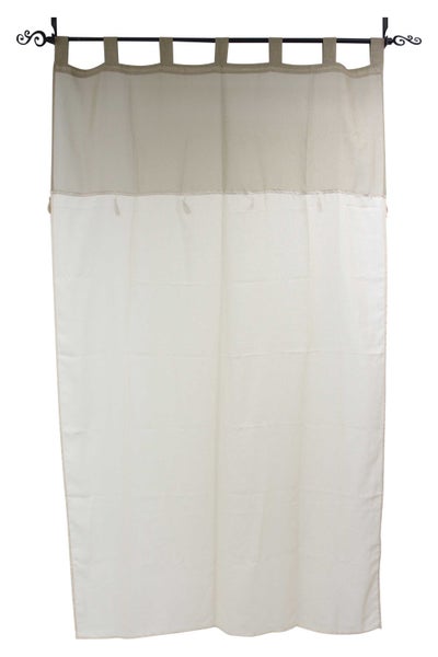 FRANK FLECHTWAREN | Vorhang Quasten, POLYESTER, 140 x 240 cm