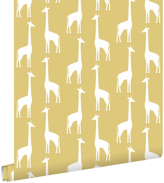 Tapetenrolle mit Giraffenmuster