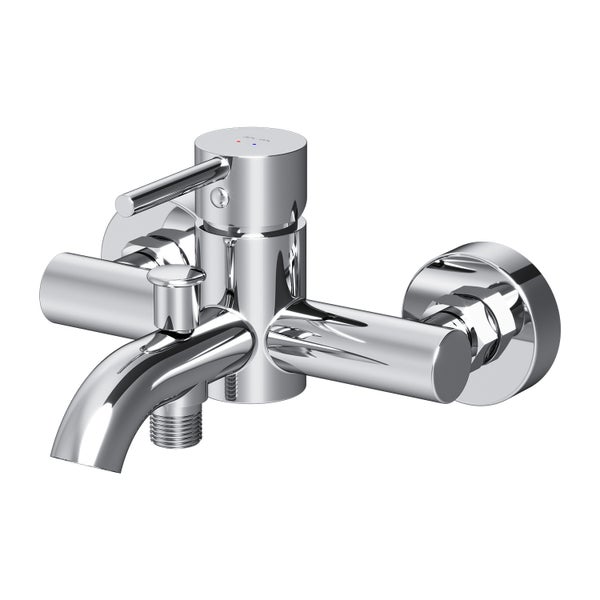 Aufputz-Badarmatur mit Einhebelmischer