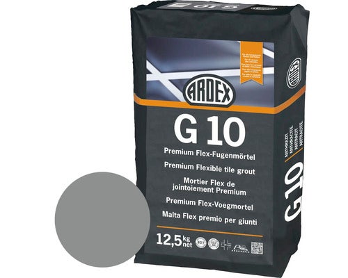 PREMIUM Flex-Fugenmörtel, grau ARDEX G10, 12,5 kg