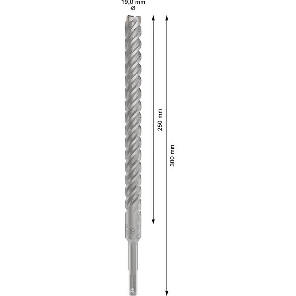 Bosch PRO SDS plus-5X Hammerbohrer 19 x 250 x 300 mm - 2608836637