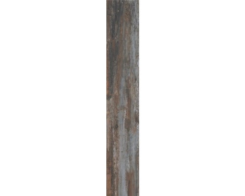 Wand- und Bodenfliese Chalet 2.0 street blue 20x120 cm matt rektifiziert