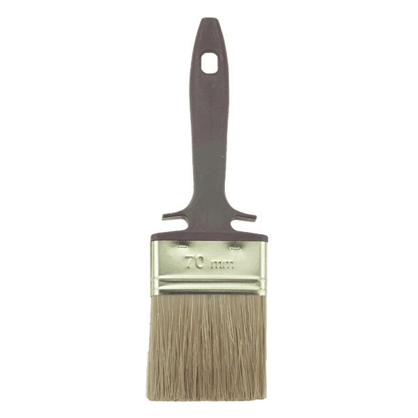 Flachpinsel mit Kunststoffgriff, 70 Millimeter breit