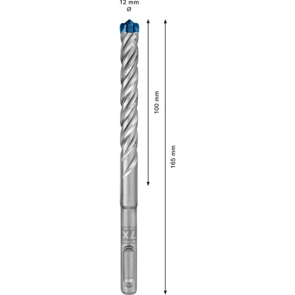 Bosch 10x Expert SDS plus-7X Hammerbohrer 12 x 100 x 165 mm - 2608900173