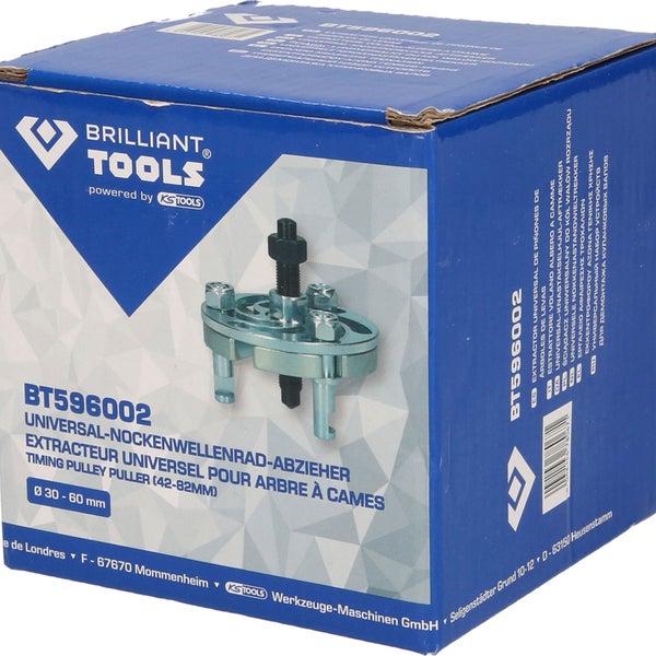 Brilliant Tools Nockenwellenrad Abzieher in einer blauen Verpackung