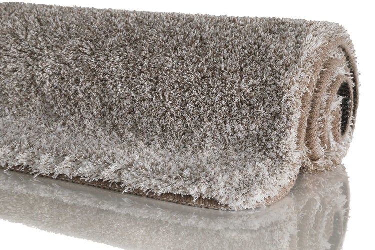 Badteppich Taupe meliert Luuk WECONhome Basics 55x65 cm