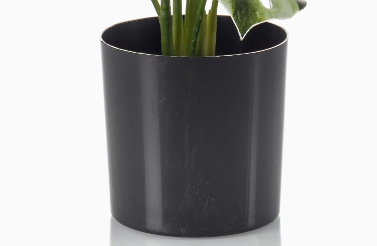 Künstliches Ziergras in Grün, Detailansicht der Grashalme.