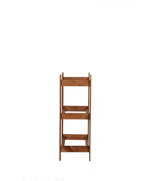 PROREGAL Getränkekistenregal Pinepeak HxBxT 107,4 x 70 x 38,8 cm Für 3 Kisten Kiefernholz Braun