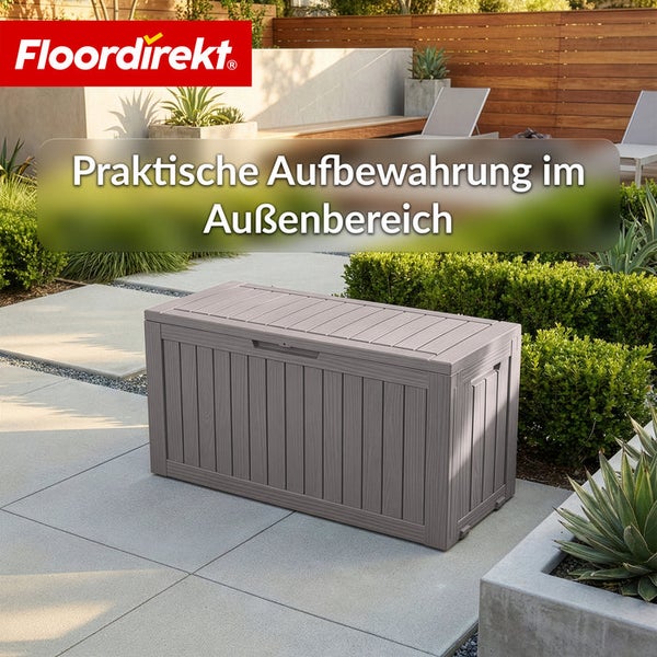 Aufbewahrungsbox für den Außenbereich im Garten