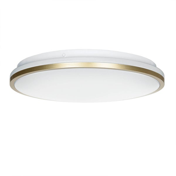 Runde LED Deckenleuchte mit Dekoring für eine moderne Innenbeleuchtung