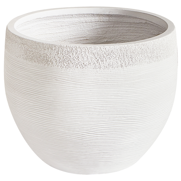 Blumenkübel ZAKROS 38 cm Weiß