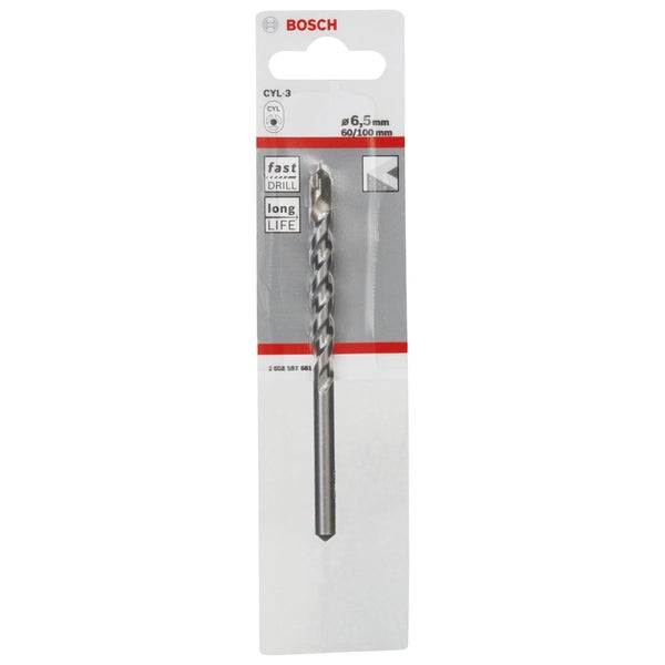 Bosch Steinbohrer CYL-3, Durchmesser 6,5 Millimeter