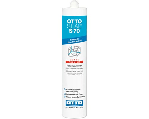 OTTOSEAL S 70 Natursteinsilikon C04 schwarz 310 ml