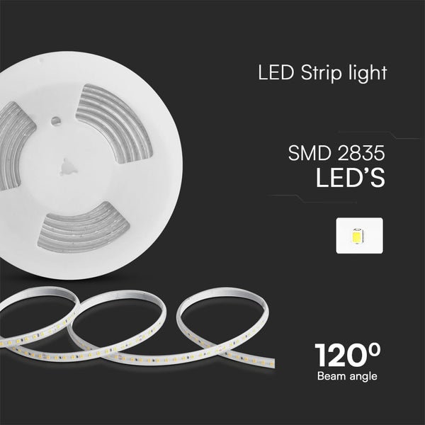 LED-Streifen auf einer Spule, SMD 2835 LEDs mit 120 Grad Abstrahlwinkel