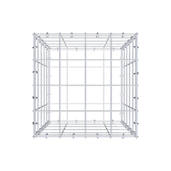 Gabione 50 cm x 40 cm x 40 cm (L x H x T), Maschenweite 10 cm x 10 cm, C-Ring