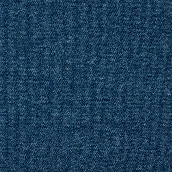 Teppichfliesen selbstliegend blau Teppichboden Fliesen als Schlingenware für Büro und Schlafzimmer Teppich Fliesen in 50x50 cm aus Polypropylen