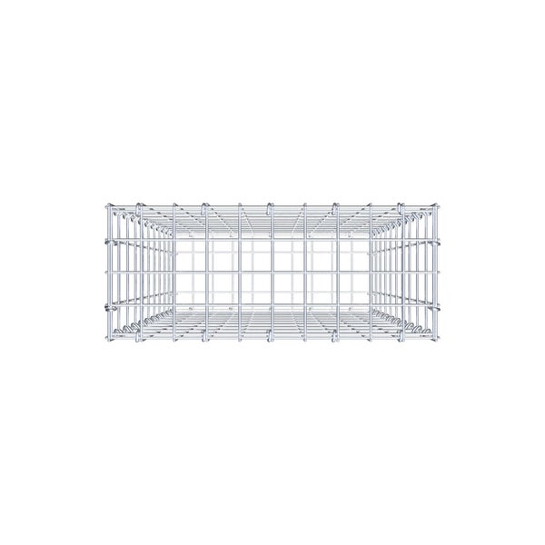 Gabione 100 cm x 50 cm x 20 cm (L x H x T), Maschenweite 5 cm x 10 cm, C-Ring